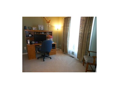 Office with French doors