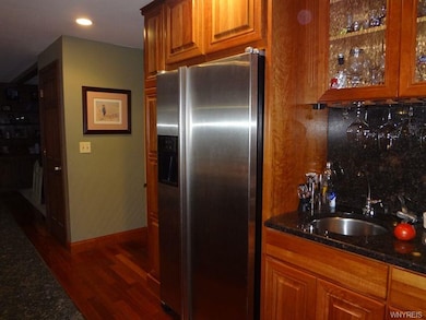 Kitchen with Cherry Floors