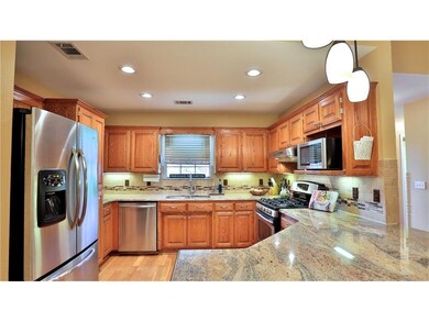 The refrigerator will stay with the house.