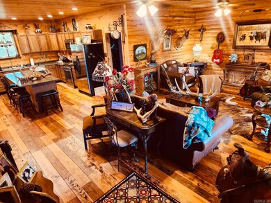 Luxurious all wood living area