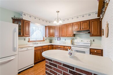 Kitchen with hardwood floor, Solid wood Cherry Cab