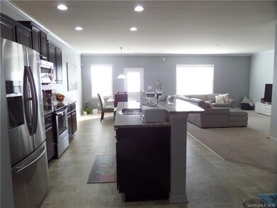Large Kitchen Island - Stainless Steel Appliances