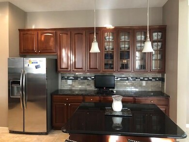 Granite island and Quartz counter tops