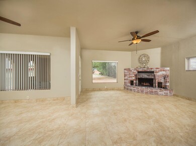 Living room and dining