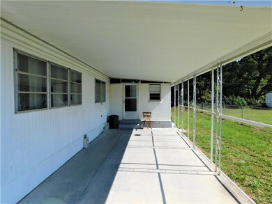 Carport area.