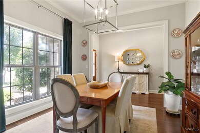 Another view of the separate formal dining room an