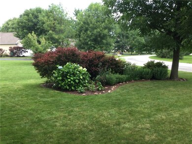 Mature bushes and trees, and a healthy, lush lawn!