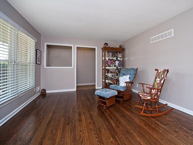View of Entry from Living Room Showing Great Hardw
