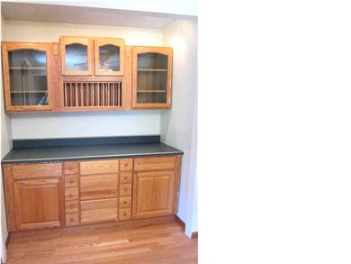 Dining room, built-in hutch