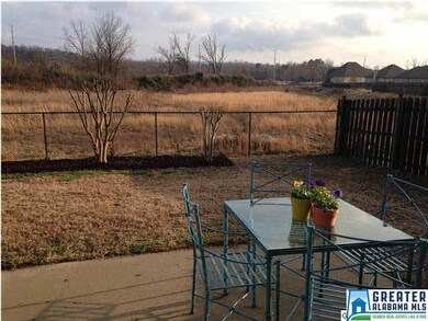 Private back yard with a view of the retention pon