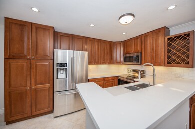 Updated kitchen with s/s appliances and quartz cou