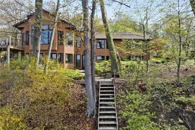 Waterfront side and stairs to beach