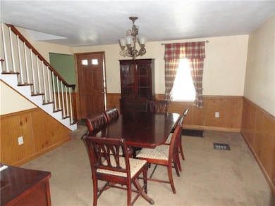 Formal dining room for family dinners.