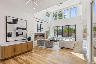 Walking through the entry toward the living area, 