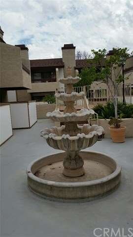Lovely fountain inside entry to complex