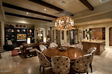 great room/kitchen