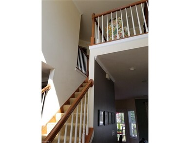 2 Story foyer with loft sitting area