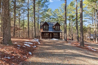 View of front of house with covered porch
