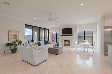 The living areas are spacious and offer a faux-fir