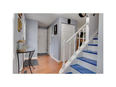 Entry way with new flooring.