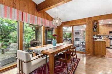 Spacious Dining Room Opens to Porch