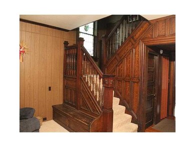 Other. Original staircase and stained glass window