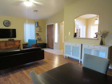 Family room with dining