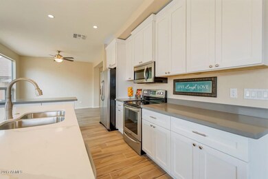 Kitchen with Quartz Counters