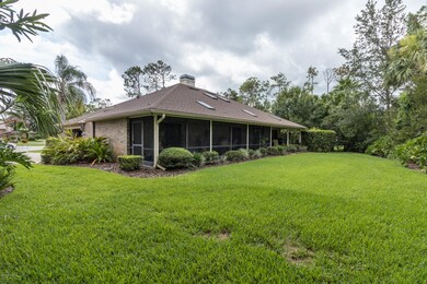 Covered and screened back porch