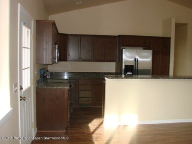 Kitchen view from dinning rm