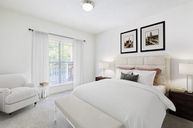 Bedroom featuring carpet floors