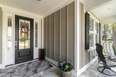 Doorway to property with a porch