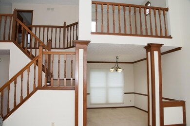Stairway view of Dining Room