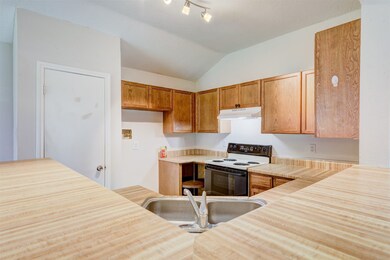 Kitchen has a good lay  out