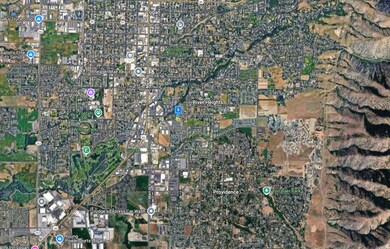 Aerial view of property's location