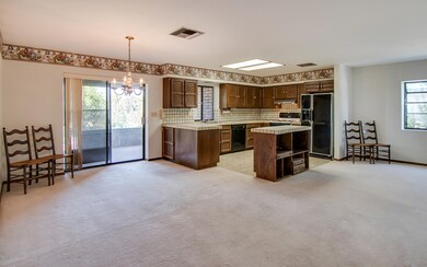 Kitchen opens to Family Room