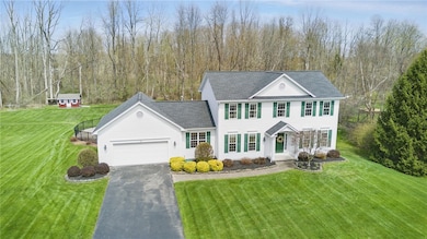 Located on a private cul-de-sac and over an acre l
