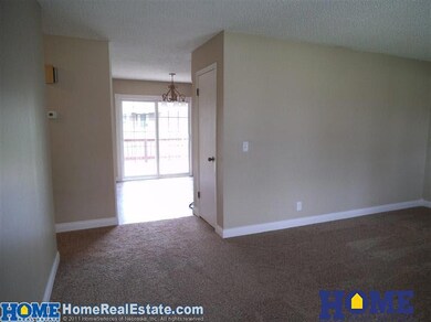 View from front door looking towards informal dining area.