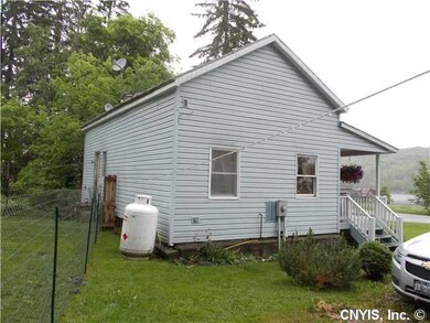 Exterior Back. Fenced in yard