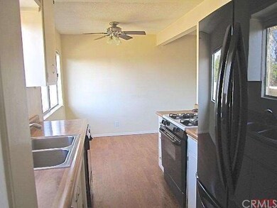 Ceiling fan in dining area