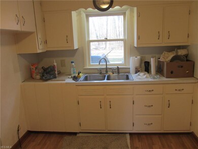 Kitchen with newer flooring