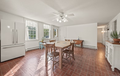 Lots of natural light in the kitchen