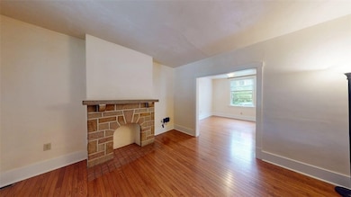 Living room, looking toward dining room