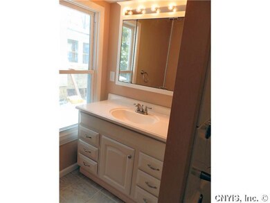 Bathroom. The vanity and matching mirror/medicine 
