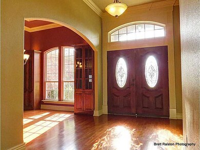 Interior Space/Layout. Double front doors, crown m
