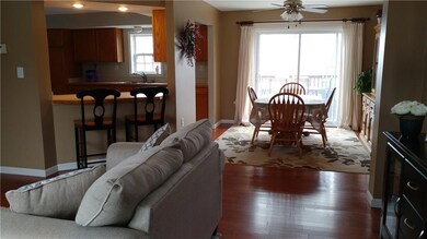 Walk in the front door to an open concept living, 