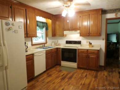 Spacious kitchen.