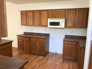 kitchen with new flooring