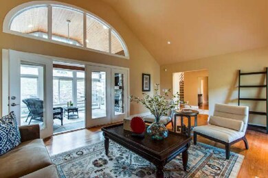 Living room opens to Florida room