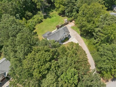 Aerial overview of property's location